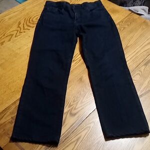 NYDJ Jeans Womens 4 BLACK SLIM  STRAIGHT Denim Preowned Used Work Casual